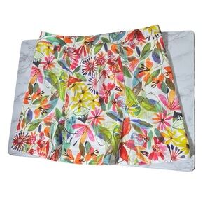 RIP SKIRT Hawaii Women's Wildflower Watercolor Knee Length Wrap Coverup ~ XL‎